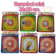 1 pcs mini carom 20x20 cm wholesale carrom board game