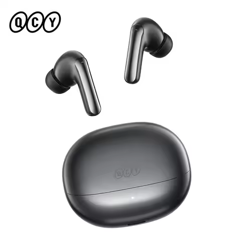 QCY MeloBuds N20 Adaptive Hybrid Noise Cancelling Earbud Wireless Bluetooth 6.0 Headphone 6 Mics Cle