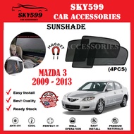 (Magnetic)Mazda 3 Sedan 2009-2013 Epic Sunshade [4 PCS]
