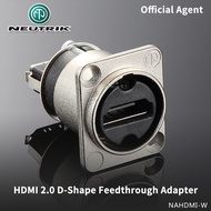 USB พลิกกลับได้ Neutrik 2.0หัวแปลงชาร์จไฟ (ชนิด A และ B) NAHDMI-W อะแดปเตอร์ตัวต่อแชสซีวันที่มัลติมี