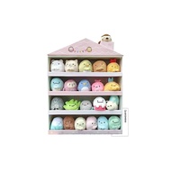[Direct from Japan]SAN-Ex SUMIKKOGURAS Sumikko Gurashi Tenori-Nugurashi 22-piece plush toy set in Sumiko House case (pink) + Rokoneko card