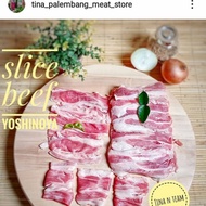 slice daging sapi beef shortplate yoshinoya 500gr