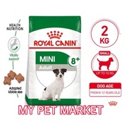 Royal Canin Mini Adult 8+ Dry Dog Food (2kg) - Size Health Nutrition