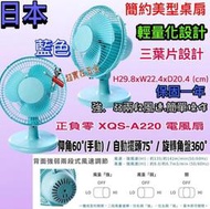 XQS-A220 正負零±0 美型桌扇 小型風扇 黃 白 粉 小風扇可仰起60° 電風扇 立扇 電扇 風扇