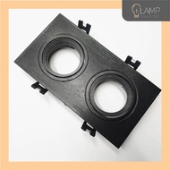 PLCM - GU10 Eyeball Casing (2 GANG)