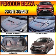 PERODUA BEZZA 2016-2020 FRONT BONNET (JS RACING,MG ADVANCE MG V1) BONET DEPAN FOR BEZZA CAR BODYKIT 