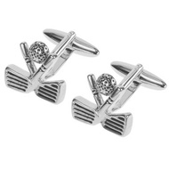 高爾夫球桿和球袖扣