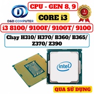 CPU i3 9100/ 9100F/ 9100T/ 8100 Running H310/ B360/ B365/ Z370/ Z390 - USED.