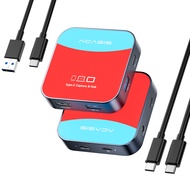 Acasis 2-in-1 1080P60 Capture Card and Dock for Nintendo Switch-C-typeCan be used for live broadcast