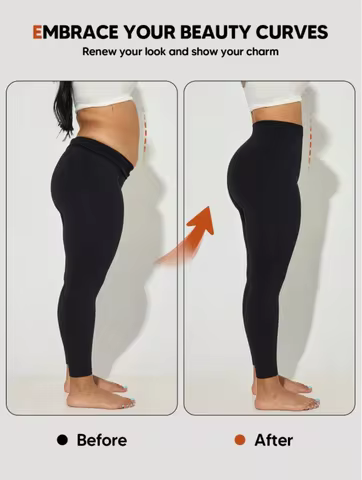 Ladies' high waist and abdomen leggings slim pants feet pants are suitable for entertainment, leisur