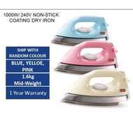[Ready stock ] Panasonic iron Model,NI-415 EWT Non Stick iron Coating Dry iron