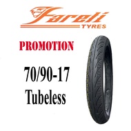 Promotion Paling Murah Special Diamond 3D Maxxis 70/90-17 & 80/90-17 FARELI TYRE Saiz 17 Tubeless Ty