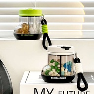 Pill box medicine pill box pill box Portable medicine Packing box Mini Small pill box Storage box Po