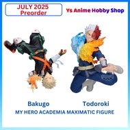 Banpresto My Hero Academia Maximatic Bakugo Shoto Todoroki Anime Figure