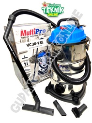 Vacuum Cleaner 30L MULTIPRO VC 30-1RL 30L Vakum Vacum Penyedot Nyedot Debu Basah Kering 30 Liter Wet