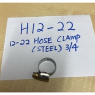 H12-22 12-22 HOSE CLAMP (STEEL) 3/4