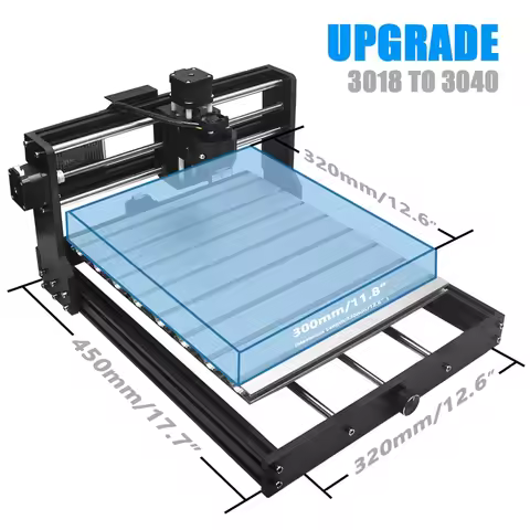CNC 3018 PRO Extension Kit Upgrade Kit 3018 to 3040 Compatible with 3018 Pro CNC Engraving Milling M