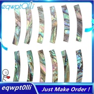 eQQ12Pcs Guitar Soundhole Rosette Paua Abalone Shell Inlay Curved Strips Guitar Sound Hole Inlay 4mm