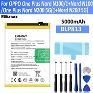 100% New Original Battery BLP813 For OPPO One Plus Nord N100/1+Nord N100/One Plus Nord N200 5G Batte