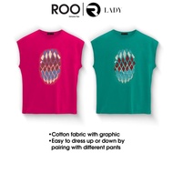 ROO Lady Kimono T-Shirt 100% Cotton