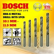 SYK BOSCH Drill Bit Metal HSS-G Rotary Hammer Drill Bit (1Pcs) 10.1mm - 11.5mm Mata Drill Besi Mata Bor Besi