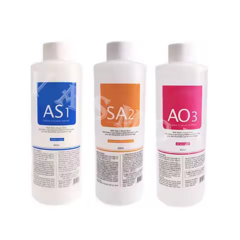 3 in1 AS1 SA2 AO3 Aqua Peeling Solution 400ml Dermabrasion Face Clean Facial Cleansing Blackhead Liq