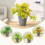 CQCJ Fake Potted Plant, Bonsai Artificial Spider Plant Artificial Bonsai Plant,  Fake Plant with Pot
