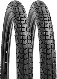 YUNSCM 2-PCS 26" Road Bike Tires 26x1.95 (53-559) Compatible with Road Bike 26 x 1.95 26x2.0 Bicycle