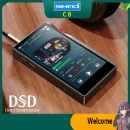 ​​SHMCI C8 DSD512 HiFi Music Player with 2-Way Bluetooth, Touch Screen, Portable MP3 Player