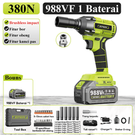 ZPER Brushless cordless impact impact wrench impact baterai impact wrench Mobil Impact Baterai Mesin