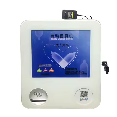 Factory Customization Card Sticker Condom Combo Qr Code Payment Vending Machine