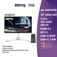 [New] BenQ MOBIUZ EX321UX｜31.5 inch｜4K UHD｜ MINI LED｜HDMI 2.1｜144Hz｜HDR 1000｜Gaming Monitor