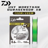 Terlaris DAIWA UVF MORETHAN PE Durasensor Asli X8 Senar Pancing Kepang