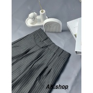 Oro pant stripe bangkok - anti-wrinkle pants - korean style trousers - highwaist trousers - Oro Pant