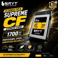 [READY STOCK] BRYT CF EXPRESS CARD (TYPE B) 64GB 128GB 256GB HIGH-PERFORMANCE
