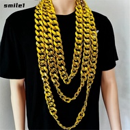 SMILE Chain Necklace Gothic Chunky Chain Hip Hop Friendship Gifts Cool Unisex Hip Hop