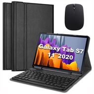 Keyboard Case with S Pen Holder and Bluetooth Mouse for Samsung Galaxy Tab S9 11 2023/Tab S9 FE 2023