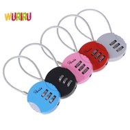 [Eighth] 1Pc 3.7*9cm Mini 3 Digitbination Travel Luggage Suitcase Code Lo Padlo [Preferred]