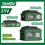 TANZU 3/6/9/12Ah 21700 Battery 12000mAh Rechargeable Battery Large Capacity Lithium battery (MT-21V)