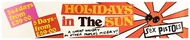 Sex Pistols Holidays in the Sun Promotional Banner