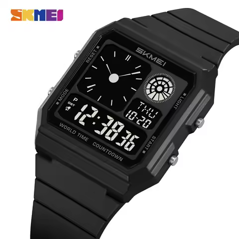 SKMEI Digital Sport Electronic Watch For Men Women Student Waterproof Outdoor Chrono Daylight Saving