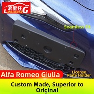 Alfa Romeo Giulia Custom License Plate Holder