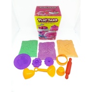 [WH 3608-A] Play Sand Birthday Cake Set Magic Sand Toys Kinetic Sand Children's Toys / Kinetic Play