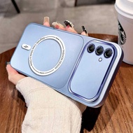 Case For Samsung A16 A17 5G Advanced matte anti drop phone case aesthetic new magnetic design TPU so