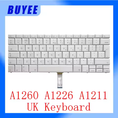 White Original A1260 A1226 A1211 Norwegian Norsk Keyboard For MacBook Pro 15.4" UK Norway Keyboard W