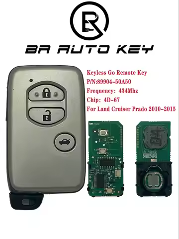 89904-60A50 2/3 Buttons Smart Remote Key for Toyota Land Cruiser Prado lc150 lc120 2010+ B74EA fsk43