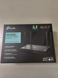 TP-Link BE3600 AX3600 Wi-Fi 7 路由器 Archer BE220