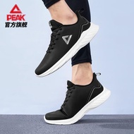 Peak men s shoes sports shoes new running shoes men s leather waterproof men s official authentic ru