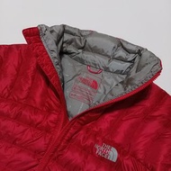 The North Face 800fp fill 防風 防潑水  輕量 黑鵝絨 羽絨 外套  紅帶一些桃紅色