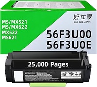 56F3U00 56F3U0E High Yield Toner Cartridge Replacement for Lexmark 56F3000 56F300E 56F3H00 56F3H0E 5